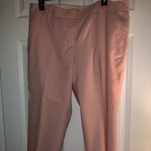 J Crew Stretch ankle pants in blush